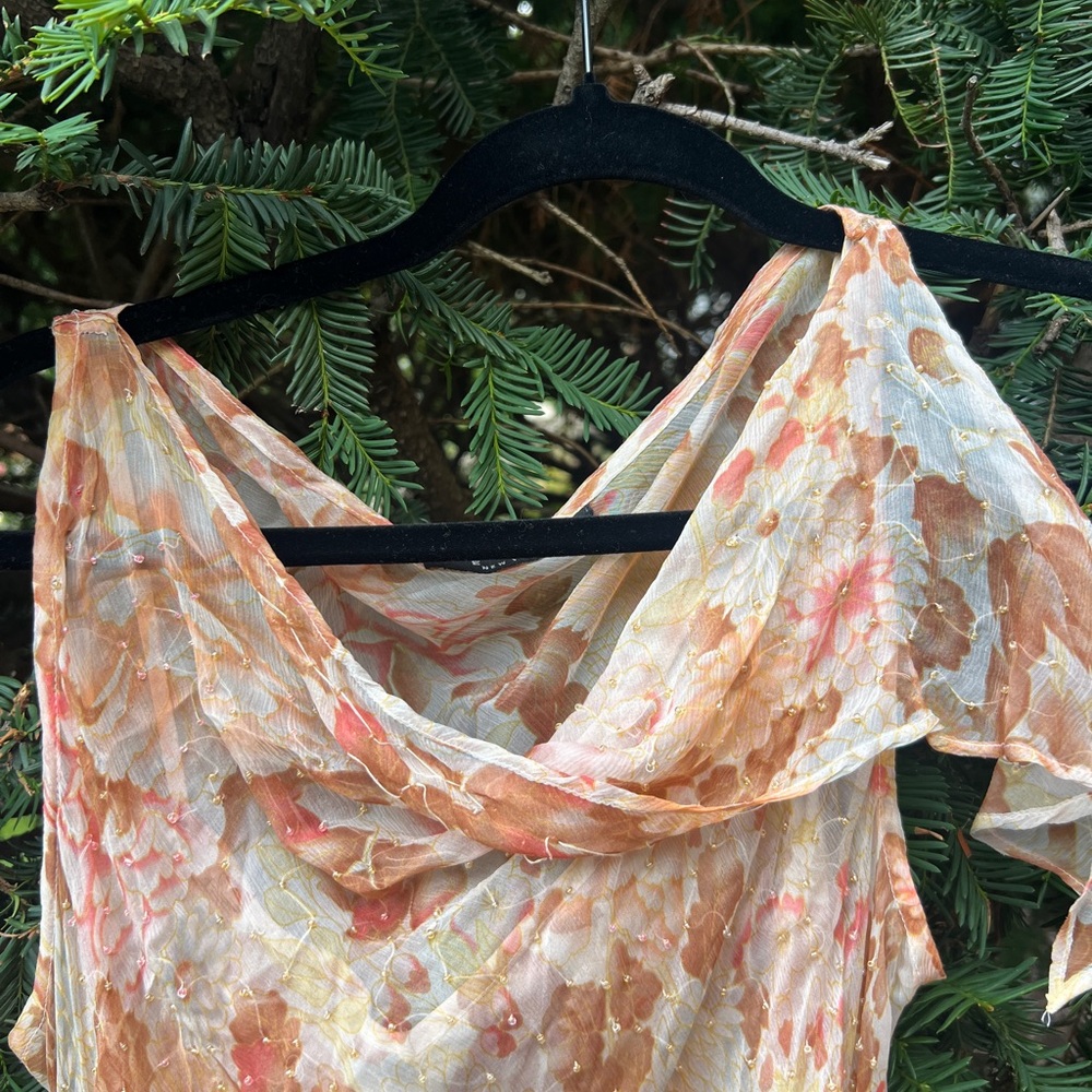 Floral Draped dress